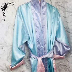 Long Robe Vintage Cotton Candy Colors